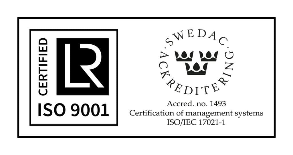 ISO 9001 and SWEDAC